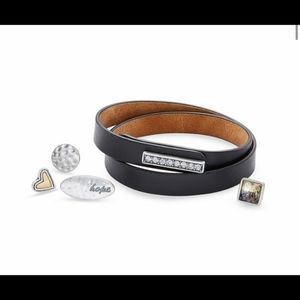 Leather wrap bracelet